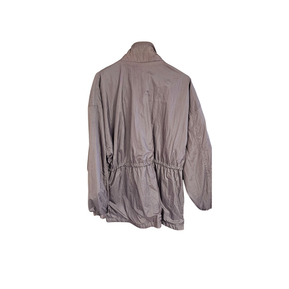 Vintage 90's Current Seen Reversible Coat Jacket Size Large Womens Nylon Velour - Picture 3 of 12